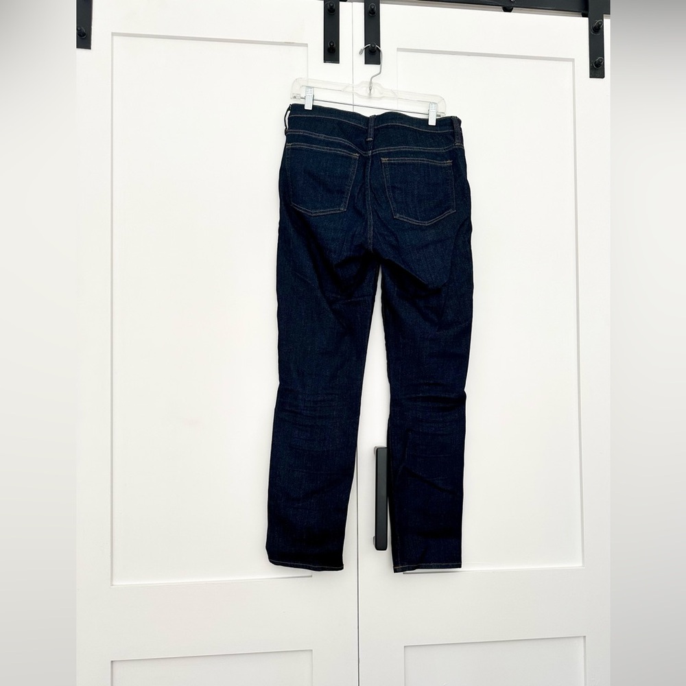 J. Crew Vintage Slim Straight Jeans in Dark Blue Tall 29 - Picture 2 of 6